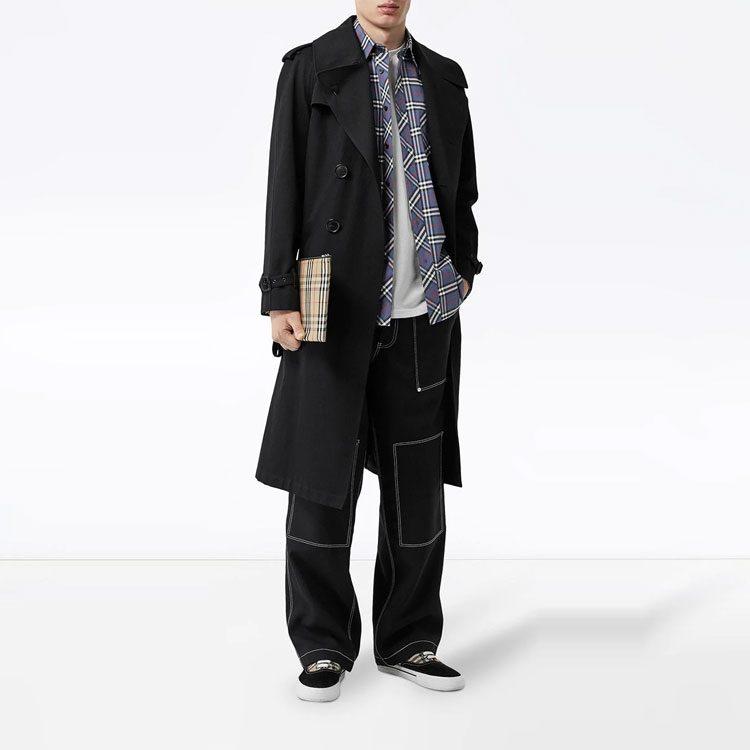 Burberry Shirt Men's Marine Blue 80175621