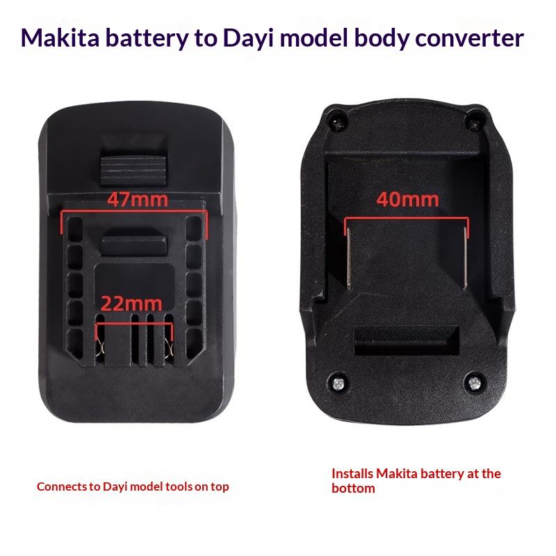 1Pcs Power Tool Accessories Adapter For Lithium Battery Adapter Electric Power Tool Adapter Converter A2