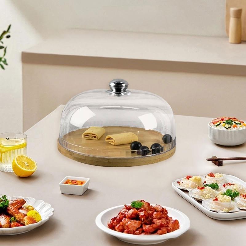 Shatterproof Food Storage Dome for Camping and Garden Parties with Clear Visibility Easy to Cleaning Cake Protector