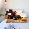Farm Tractor Pattern 3D Printed Quilt Cover Set For Boys Men Rustic Style Bedding Cover Pillowcase Soft Comfortable Duvet Cover
