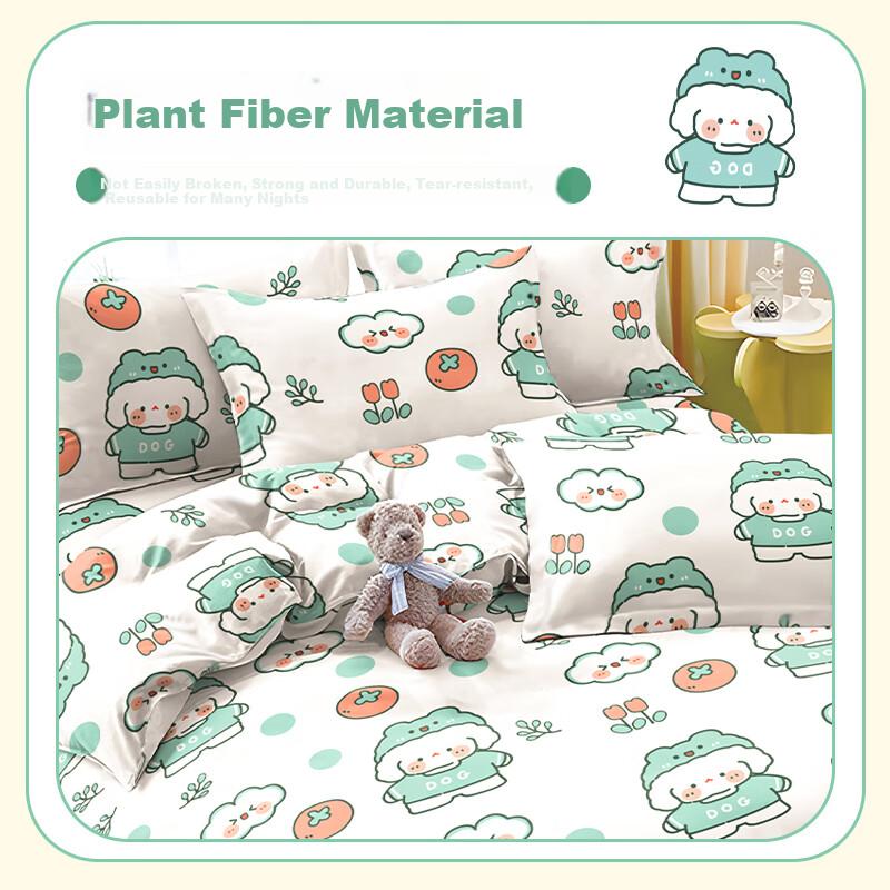 Jtrip Disposable Bedding Set for Travel: Single Bed Sheet, Duvet Cover, Pillowcases - Hotel-Grade Hygienic Soft Three-Piece Set