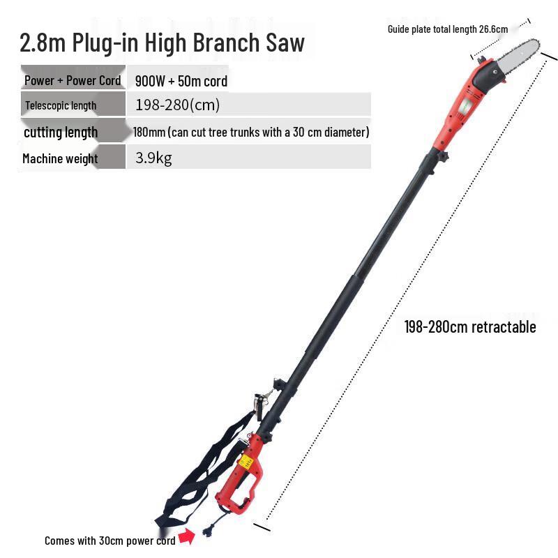

Jundelun Electric Telescopic Pole Saw CN plug (adapter included)