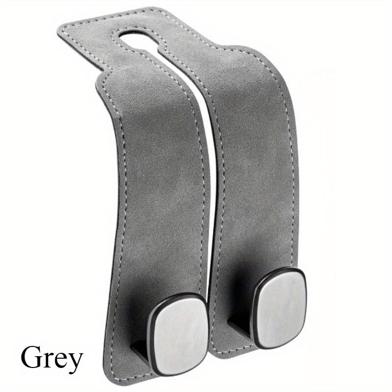 

1Pc Durable universal simple car suede hook car seat back hidden multifunctional storage hook in the car серый