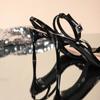 Neue Sommer Sandalen mit einem Riemen und quadratischer Schnalle für Damen, spitz zulaufende Stilettos, vielseitige sexy Nischen-High Heels