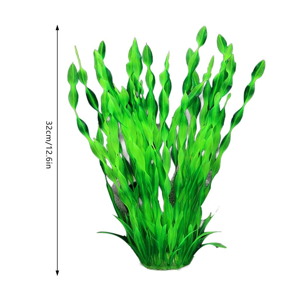 Natural Lifelike Aquarium Artificial Grass Plastic Aquatic Plants Decor for Fish Tank for Tank Decoration and Ornament
