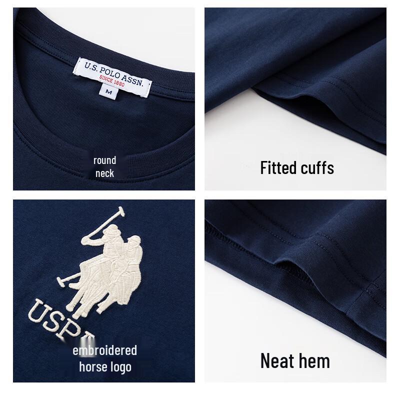 U.S. POLO ASSN. Men's Pure Cotton Loose Fit Short Sleeve T-Shirt
