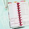 1/2/3 Sets Handmade Flexible Record Template DIY Scrapbooking Dot Grid Journals Planner Flexible Drawing Checklist Stencils Tools