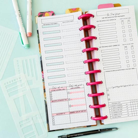 36925 Sets Handmade Flexible Record Template DIY Scrapbooking Dot Grid