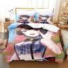 ŌOzora-Subaru Bedding Set Single Twin Full Queen King Size Bed Set Aldult Kid Bedroom Duvetcover Sets 3D Anime Kawaii bed
