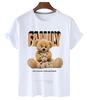 New Arrival Teddy Bear Harajuku Tshirt for Unisex Summer Short SleeveTshirt Unisex Summer Clothes Comfortable Daily Unisex T Shirt
