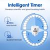 Rotating Electric Toothbrush, 5 Cleaning Modes Timer Clean Teeth Whitening, USB Rechargeable Toothbrush with Replaced Heads