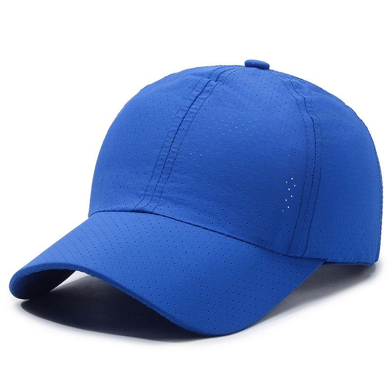 Unisex Sun Protection Quick-Dry Perforated Baseball Cap for Large Heads - Versatile Outdoor Sports Hat