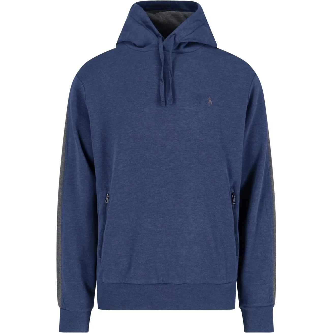 

Polo Ralph Lauren Однотонная толстовка с капюшоном и длинными рукавами для мужчин, темно-синяя, 710877009-001 M