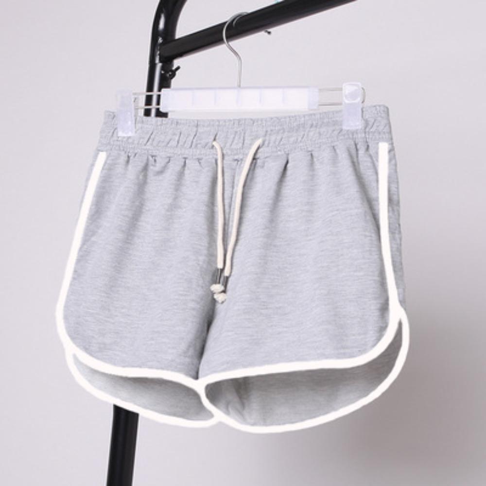 Women's Elastic Waist Wide Leg Shorts Loose Fit Streetwear Yoga Running Sweat Shorts