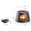 Ceramic Tea Warmer Set with Candle - Elegant Heating Solution for Home and Office