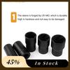 A60Z6 Pieces Of Broken Nut Extractor With 17Mm, 19Mm, 21Mm, 23Mm, 27Mm Sleeve And Central Piercing Rod Nut Removal Tool Kit Reus