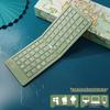 Portable Silent Wireless Bluetooth Membrane Keyboard