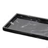 Marble Resin Handmade Bathtub Tray Rectangular Countertop Dish Dispenser for Jewelry Candles Soap