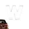 Rebornsun Car Emblem and Badge Letters, Car Emblem Letter Stickers, Vista Print Car Decal