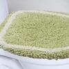 Toilet Mat Safety Elastic Easy Installation Bright Color Toilet Cover Hotel Bathroom Decor Elastic Fit Toilet Accessory
