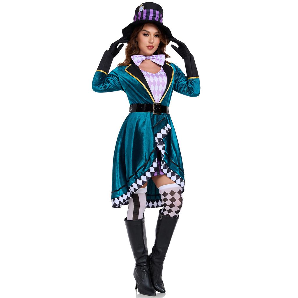 Costume da Mago Cosplay da Donna per Spettacolo Teatrale