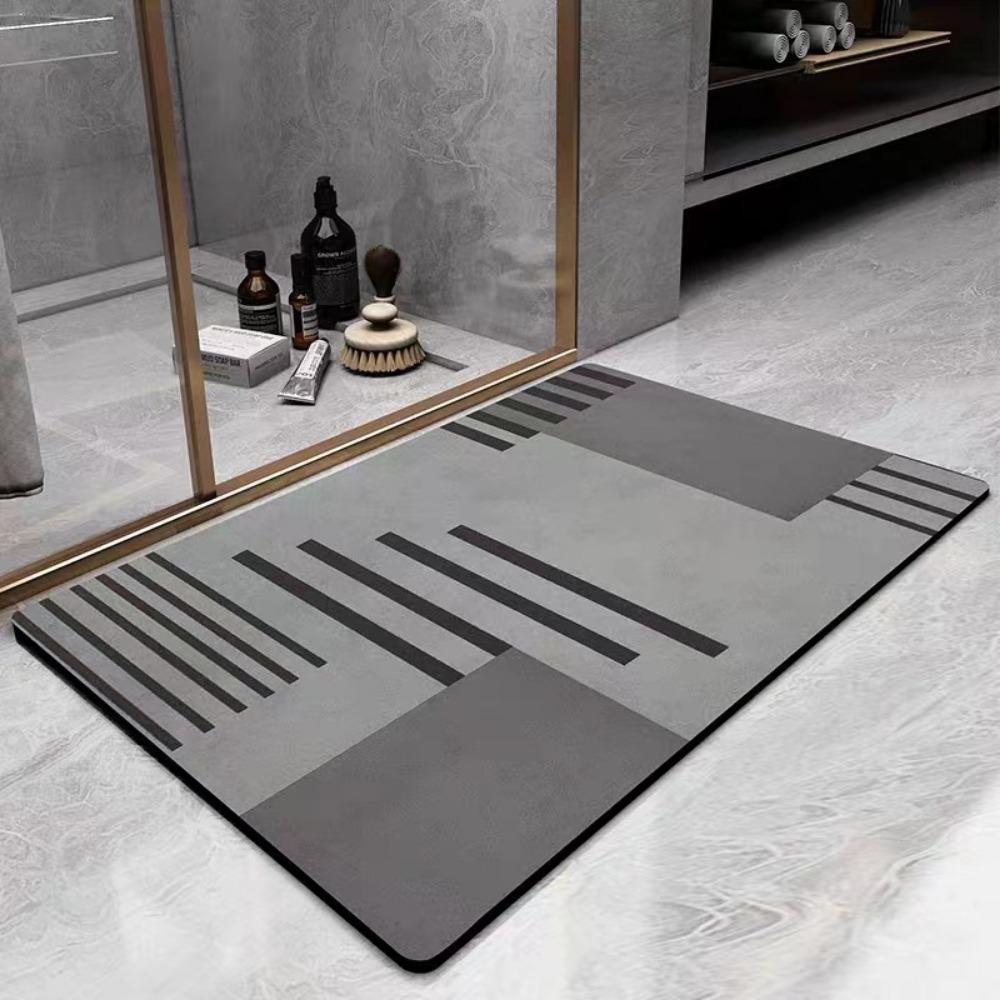 Soft Diatom Mud Toilet Floor Mat Quick Drying Absorbent Bathroom Non-slip Mat Toilet Toilet Floor Mat