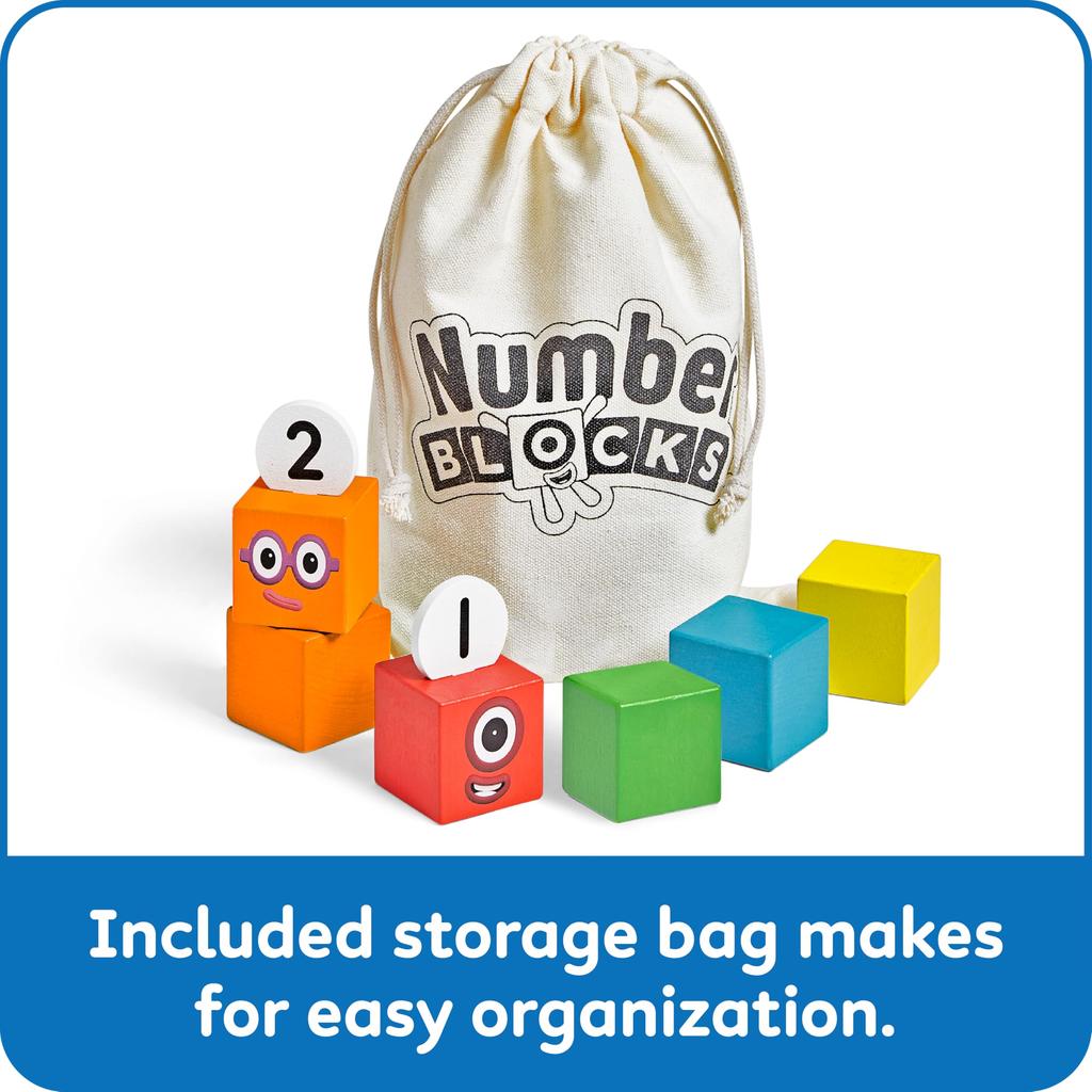 Numberblocks Wooden Blocks Number Play Building Blocks Educational Toy 96931 Authentic 1-5