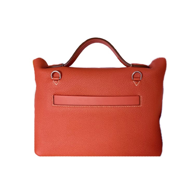 HERMES 24/24 Togo & Swift Calfskin Shoulder Bag, Crossbody Bag, Handbag Women's Bright Red H075240CKAW
