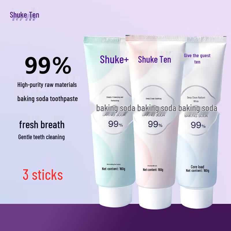 Shuke Deep Clean Toothpaste 3-Flavor Set