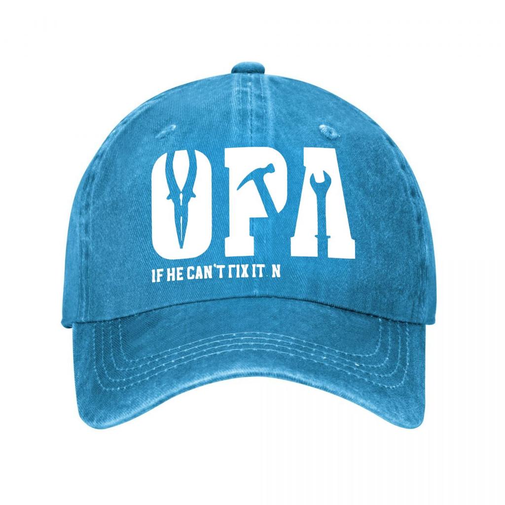 OPA Tool Printed Mechanic New Vintage Washed Cotton Baseball Cap Parent Kids Sun Hats