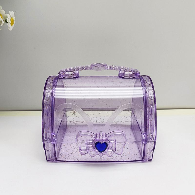 

Портативный ящик для хранения с ручкой Многоцелевой для ювелирных изделий, товаров, игрушек, гаджетов, подарки для девочек Стиль