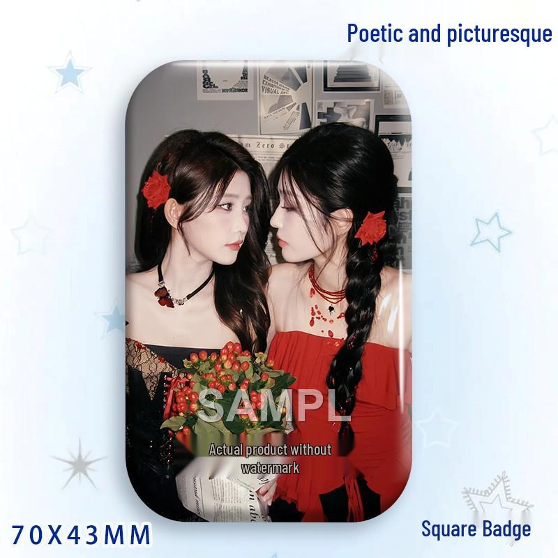 Yi CP Concert Support: Poetry & Painting Acrylic Keychain, Bag Brooch, Star Badge Ornament