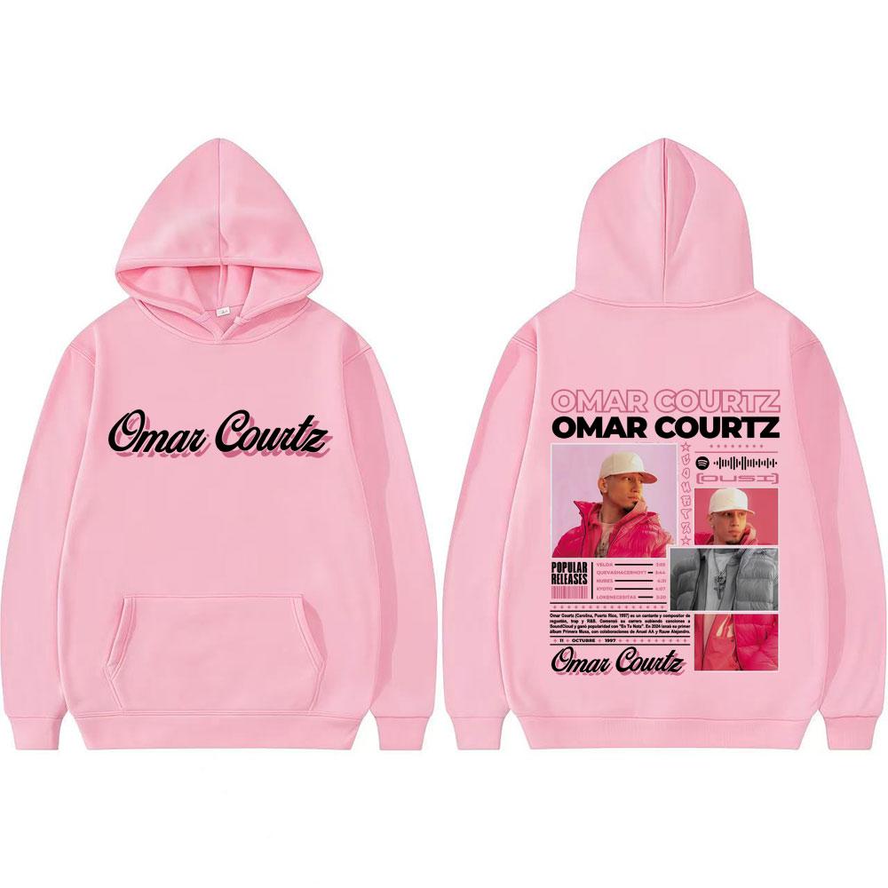 Rapper Omar Courtz Primera Musa 2025 Printed Sweatshirts Men Women Vintage 90s High Street Oversized Hoodie Casual Loose Hoodies