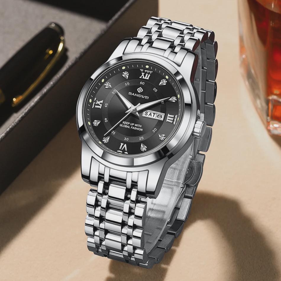 Simple Elegant Design Quartz Watch Diamond Watch For Women Creative Steel Waterproof Wristwatch