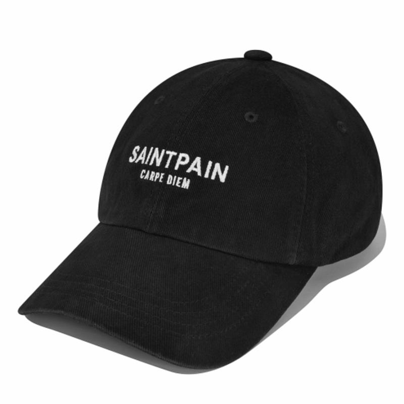 

SAINTPAIN SP VRTN LOGO BALL CAP-BLACK FREE