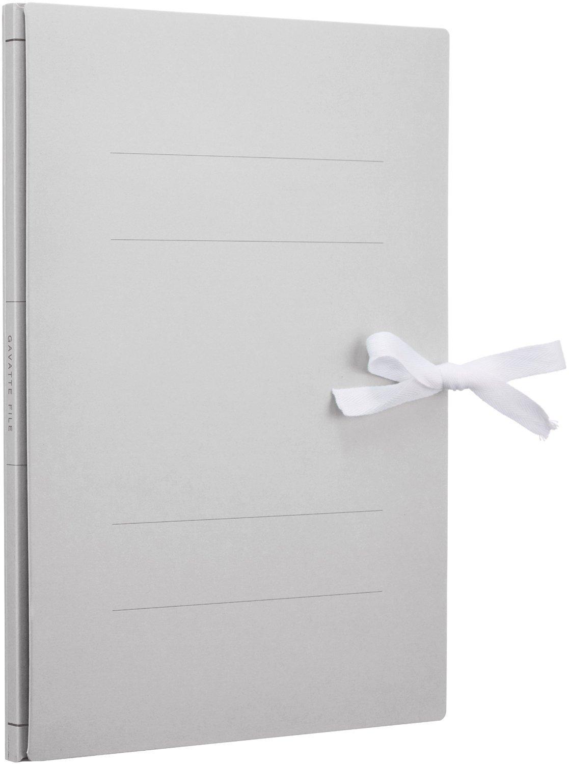 

KOKUYO File Gabatto File Usable Type Paper with String A4 1000 Sheet Capacity 2 Holes Gray F-VH90NM