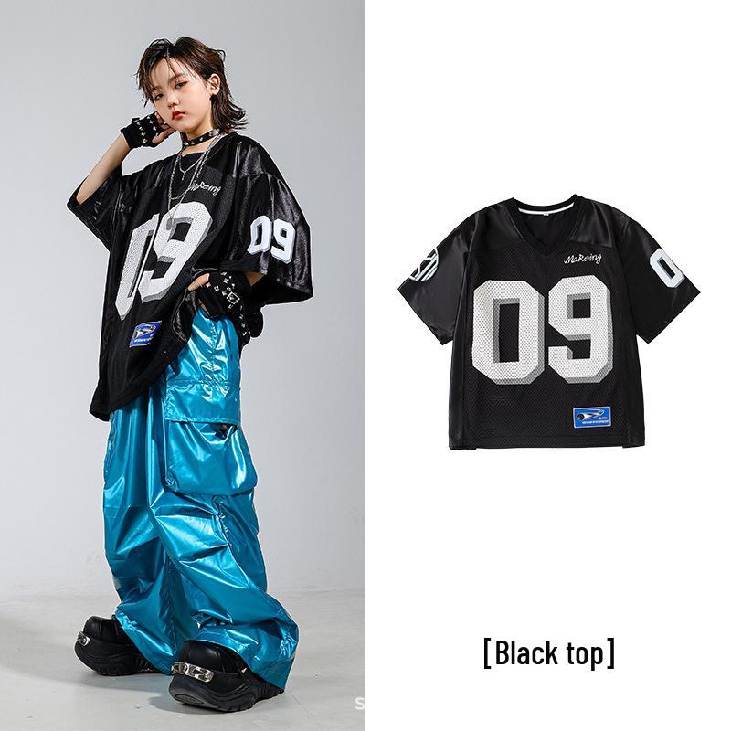 Street Style Hip Hop & Jazz Dance Outfit pro děti - Letní vystoupení pro chlapce a dívky