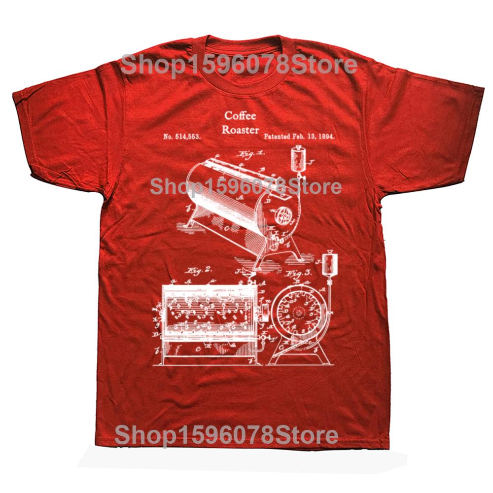 Funny Retro Coffee Roaster T Shirts Men Women Pure Cotton Humor Streetwear Tee Shirt Short Sleeve Unisex Bean Roasting Clothing