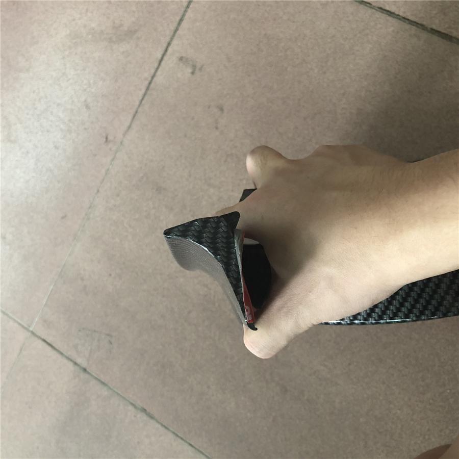 For Wide-Body Side Skirt 2M*4Cm (Pair)-Carbon Fiber tion