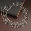 Trendy Titanium Steel Handmade Unisex Clavicle Necklace - Fashionable and Versatile Design