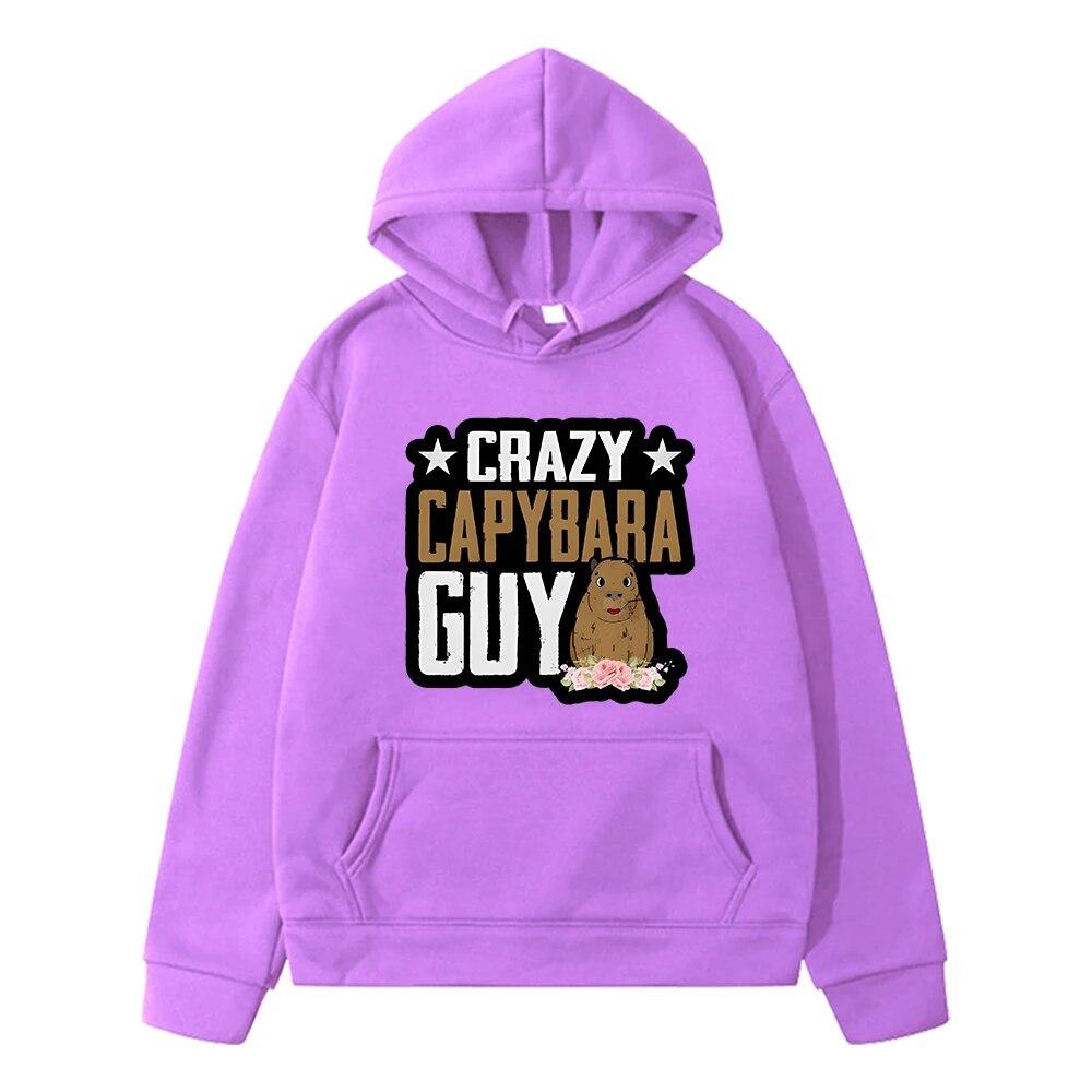 Capybara Anime Hoodie Sweatshirt Kids Clothes Girl Y2k Sudadera Children Casual Pullover Autumn Kawaii Fleece Jacket Boy Clothes