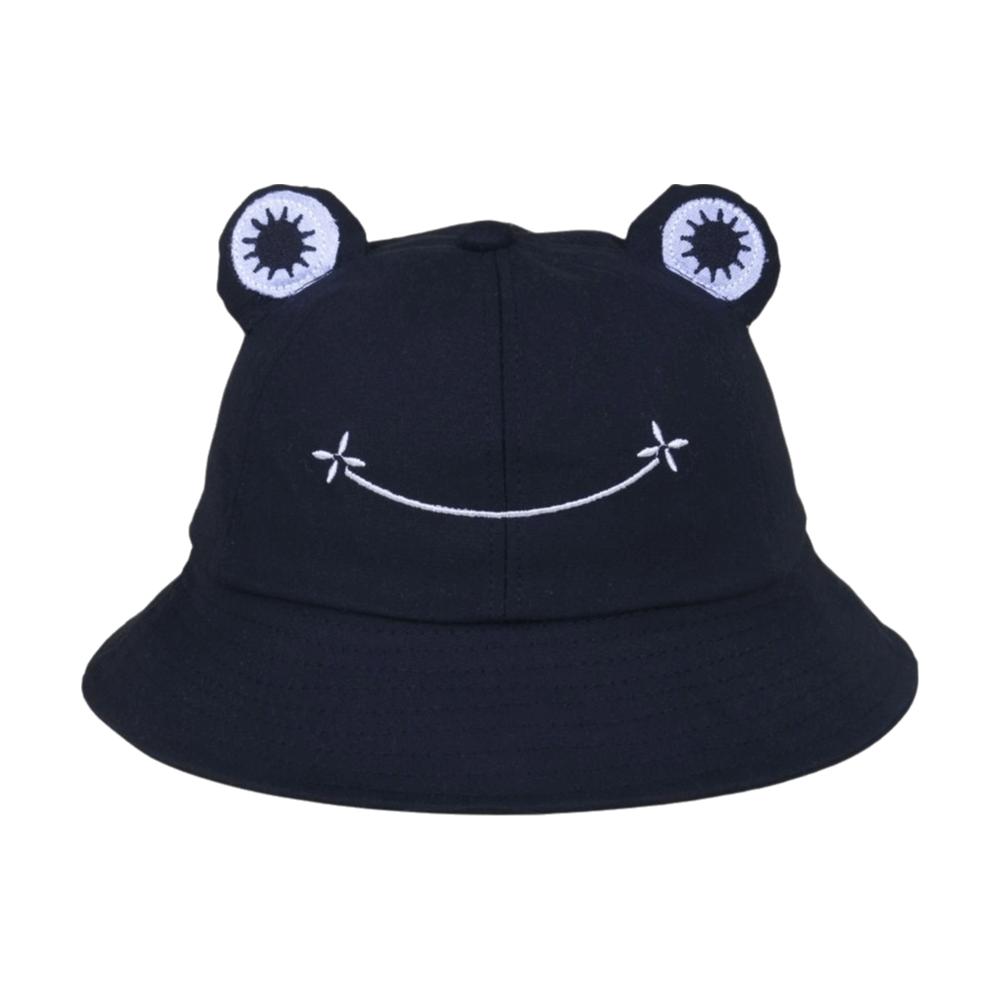 

Parent-Child Frog Bucket Hats Breathable Fishing Caps New Sun Shading Caps Unisex M чорний