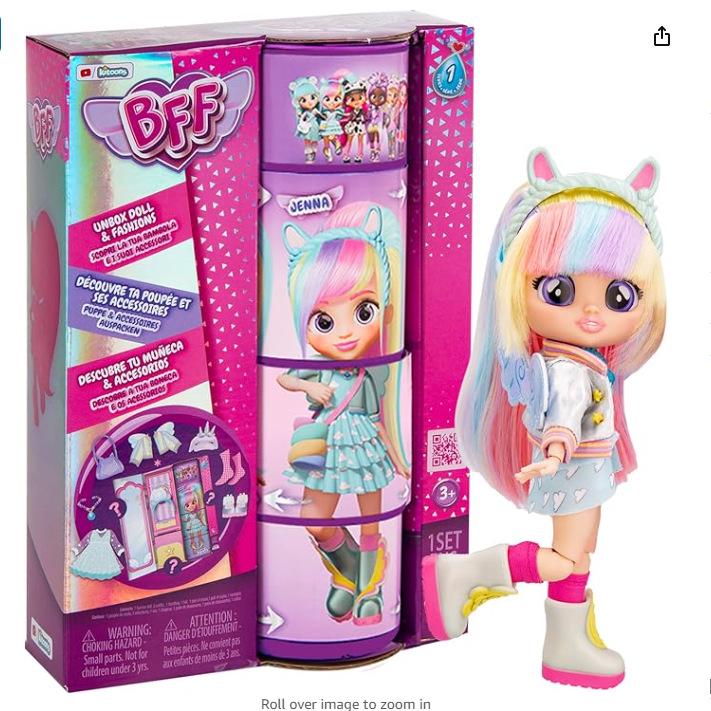 

Кукла Cry Babies BFF Кэти - 20 см Кукла для переодевания циан