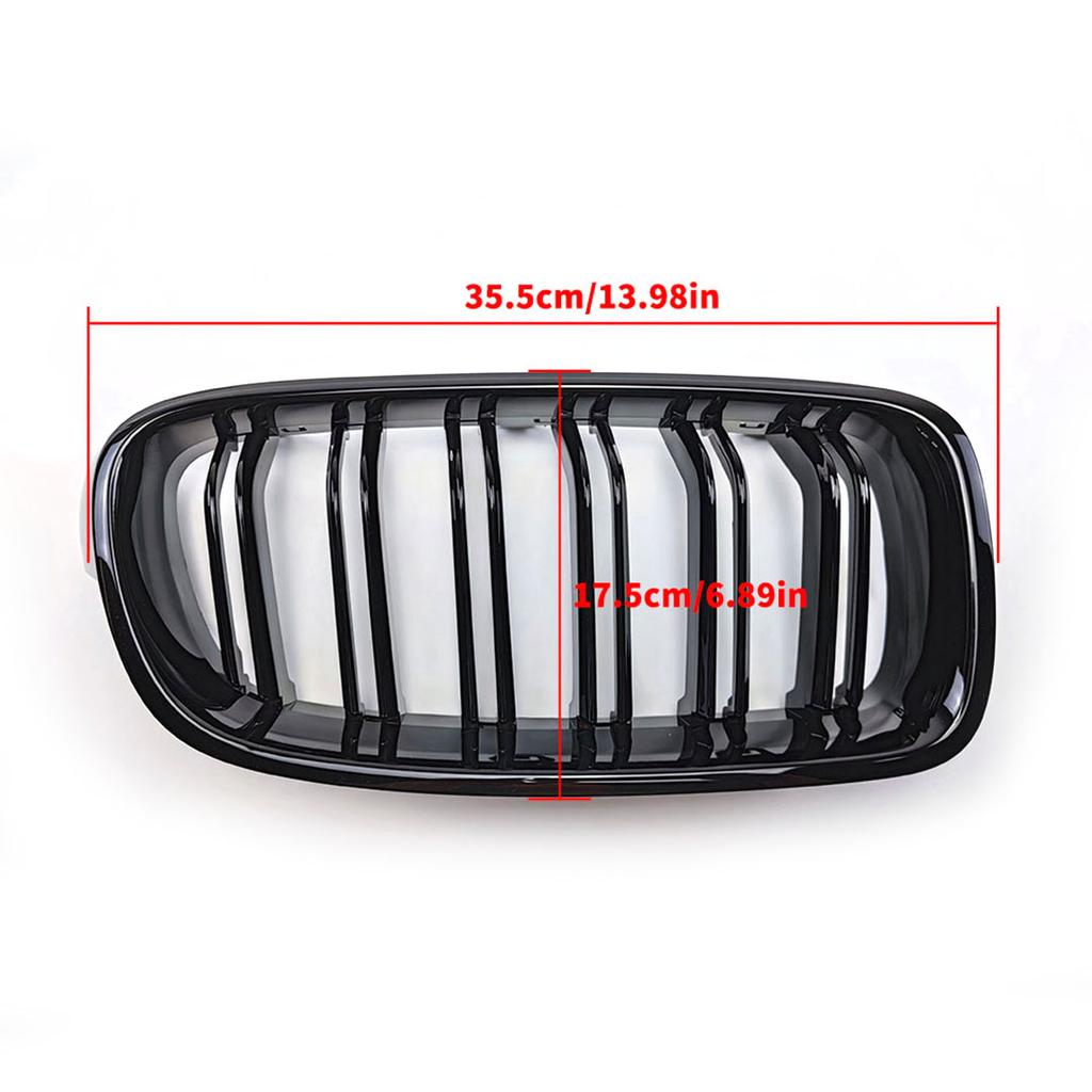 ZBIF1 Upgrade 2 Line Body Kit Front Bumper Kidney Grill Hood Inlet Grille For BMW 3 Series F30 F31 F35 2013-2018 325i 328i 320i Tuning