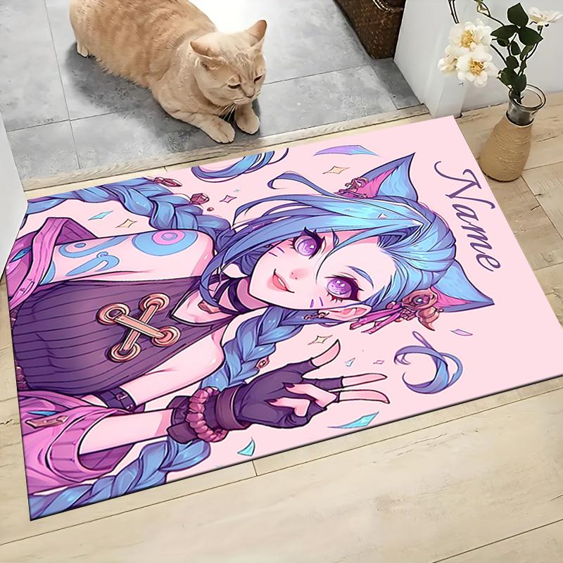 Custom Name Arsenal Roses Artwork Carpet Rug Customizable Soft Washable Anti-Slip Home Living Room Sofa Mats Personalized Rug. 0909140