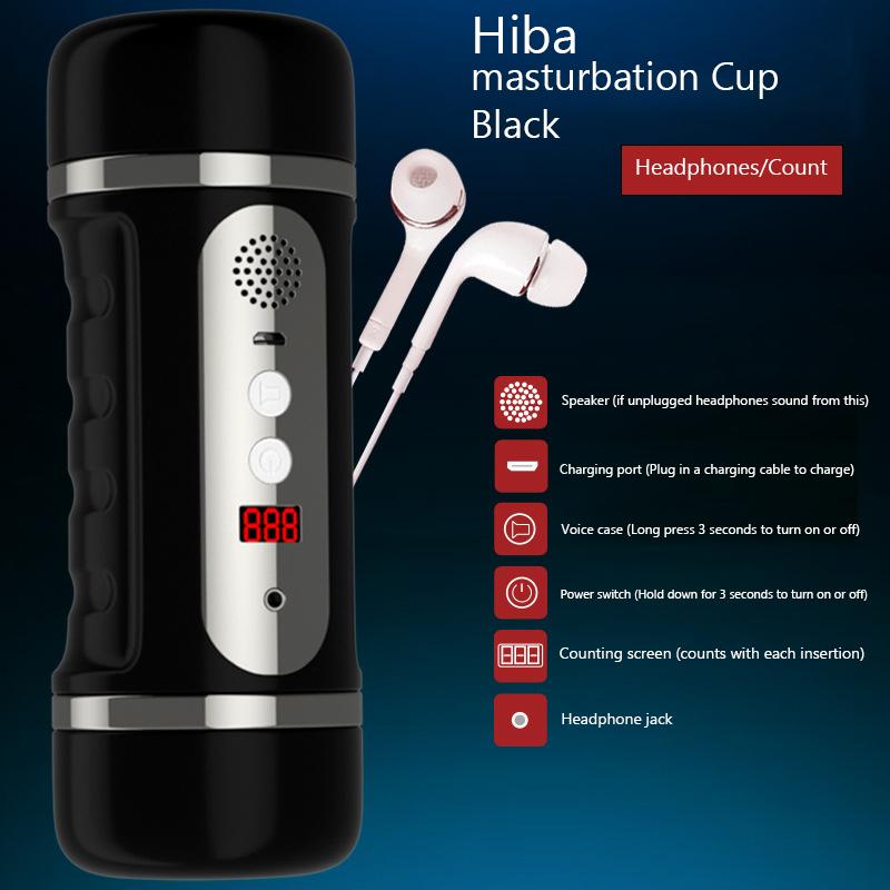 Automatyczny Masturbator Oralny i Waginalny z Podwójną Głowicą, z Inteligentnym Licznikiem i Symulacją Głosu Zabawki erotyczne dla mężczyzn