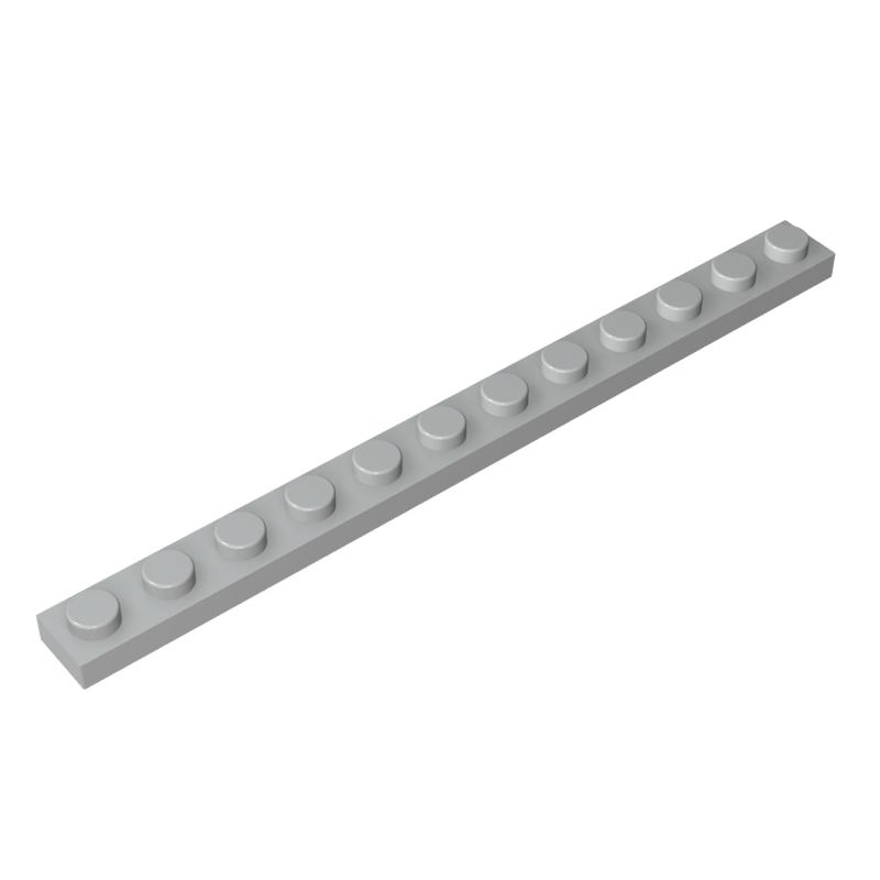 

30pcs/lot MOC Parts 60479 Plate 1x12 Compatible Figures Bricks DIY Assmble Building Blocks Particle Kid Puzzle Brain Toys Gift світло-сірого кольору