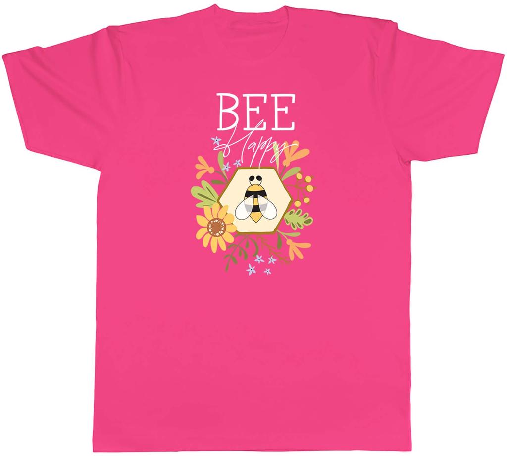 Bumblebee Bee Day Flowers Floral Bee Happy Unisexs TShirt Tee Gift Top
