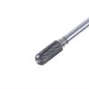 Tungsten Carbide Rotary File Burr Style C Ball Nose Cylinder 6Mm 1/4 Shank Mould Carving Tools Single Cut Milling Cutter