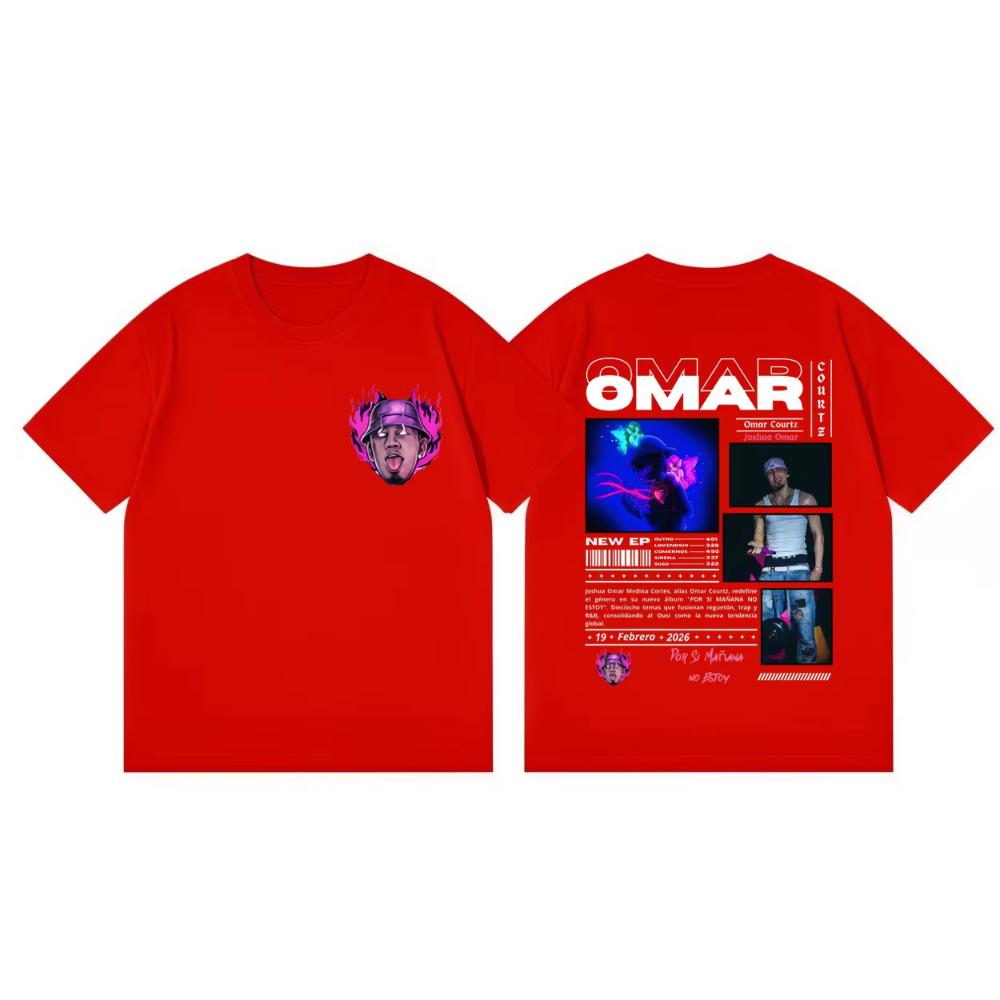 Omar Courtz Por Si Maana No Estoy Album Graphic T Shirts Fashion Pop Music Short Sleeve Tshirt Unisex Women Casual Cotton Tshirt